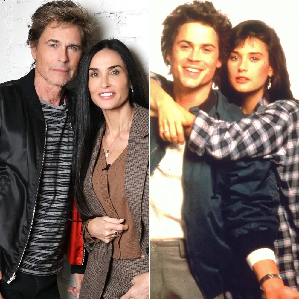 Demi Moore Gushes Over Her Surprise 80s Reunion With Saint Elmos Fire Costar Rob Lowe