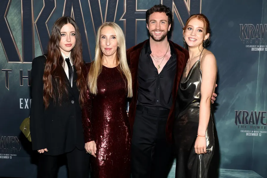 Feature Aaron Taylor-Johnson and Wife Sam Taylor-Johnson Make Rare Appearances With Her Eldest Daughters