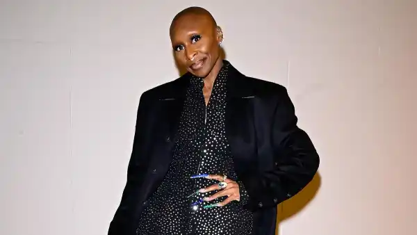 Feature Cynthia Erivo Is Bewitching in a Glittery Little Black Dress