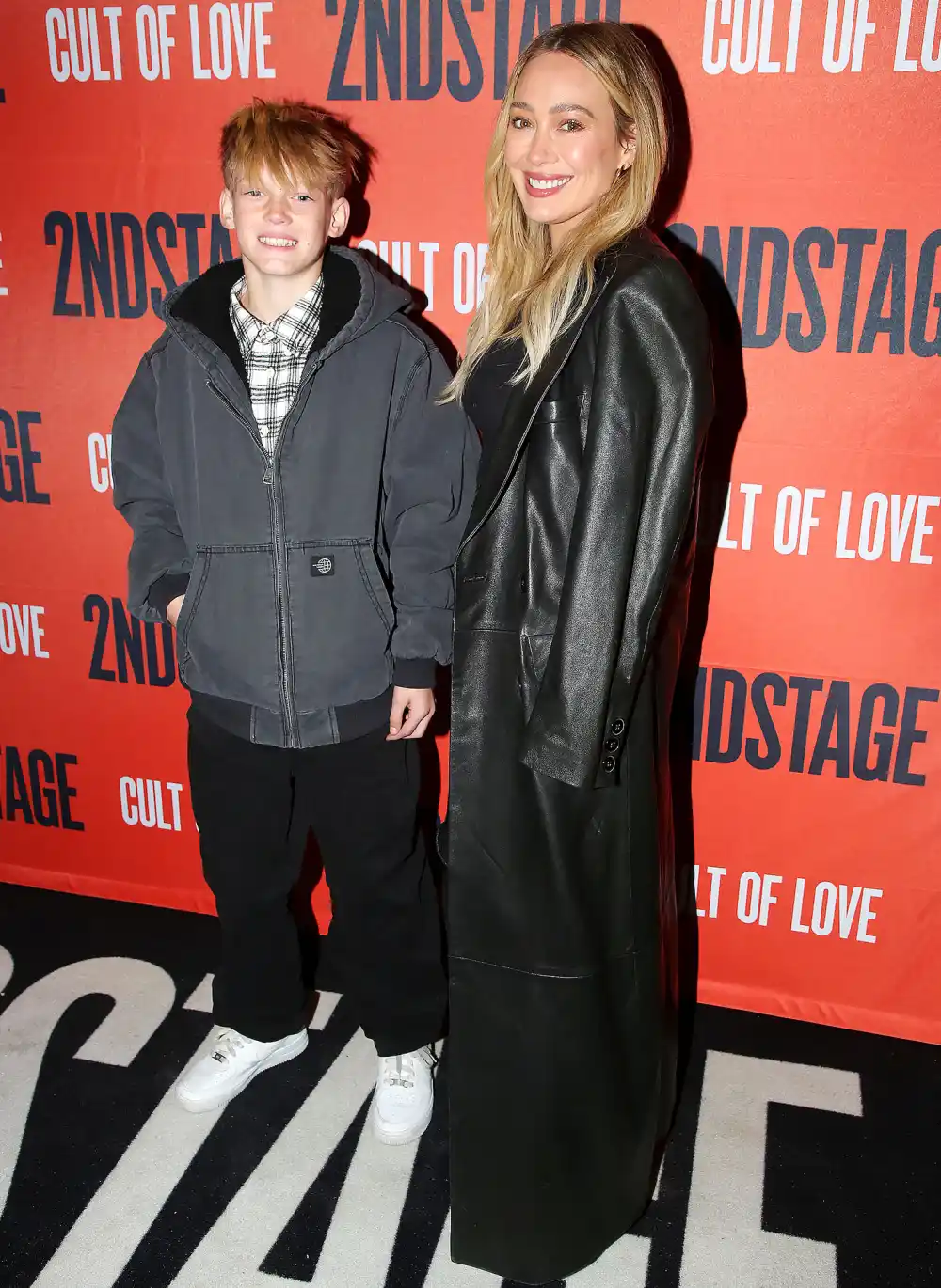 Feature Hilary Duff and Son Luca Enjoy Rare Mother-Son Red Carpet Outing