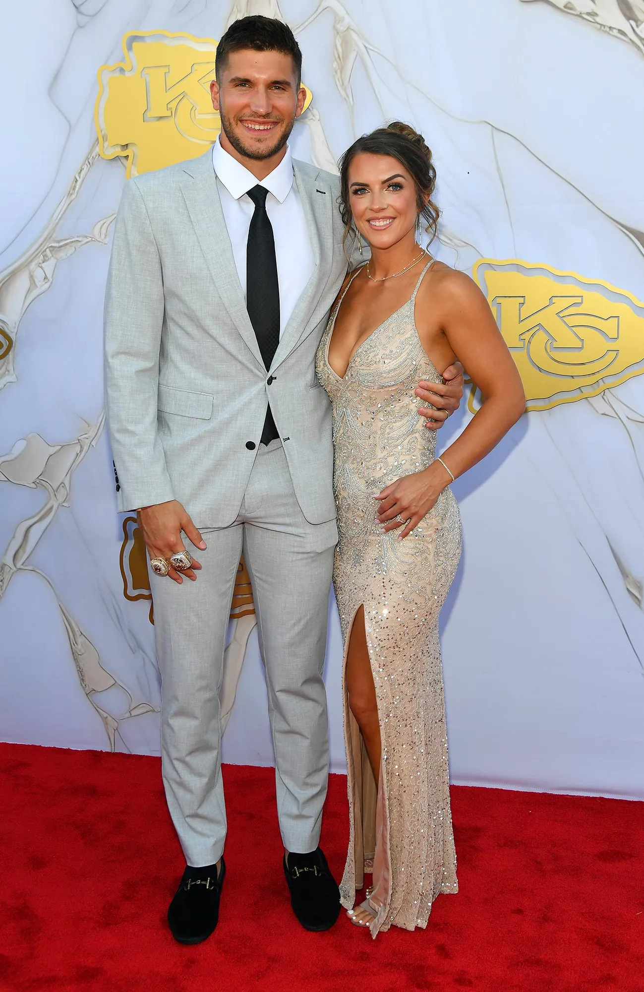 Feature Kansas City Chiefs Wide Receiver Justin Watson and Wife Erica Watson Relationship Timeline