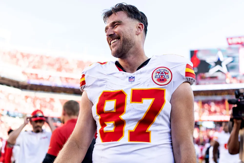 Feature Travis Kelce Shouts Out My Guy Harrison Butker for Assistance After Touchdown Celebration Penalty