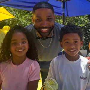 Feature Tristan Thompson Bonds With 3 of His Children in Rare Family Photos