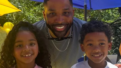 Feature Tristan Thompson Bonds With 3 of His Children in Rare Family Photos