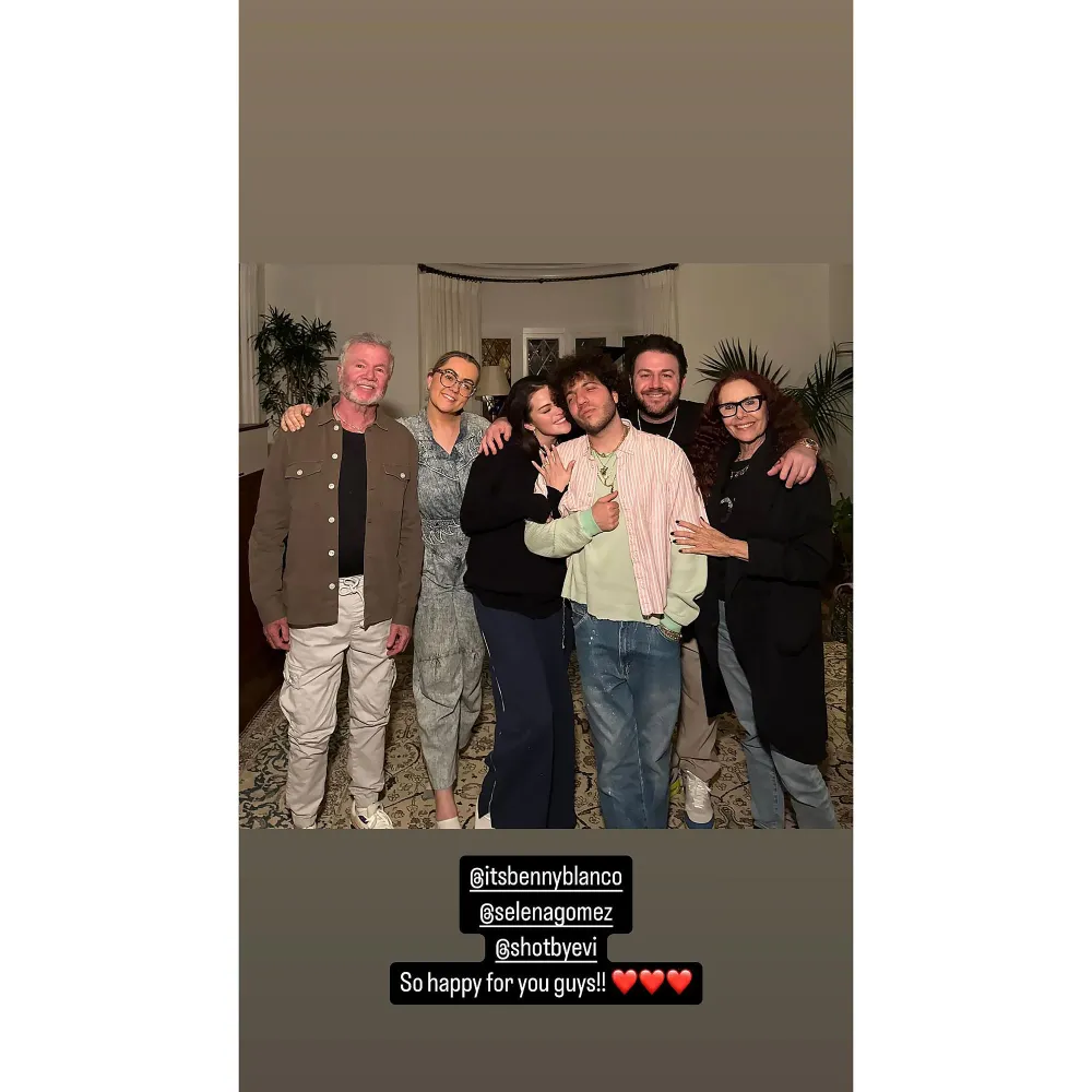 Feature Who Selena Gomez and Benny Blanco Celebrated Engagement With