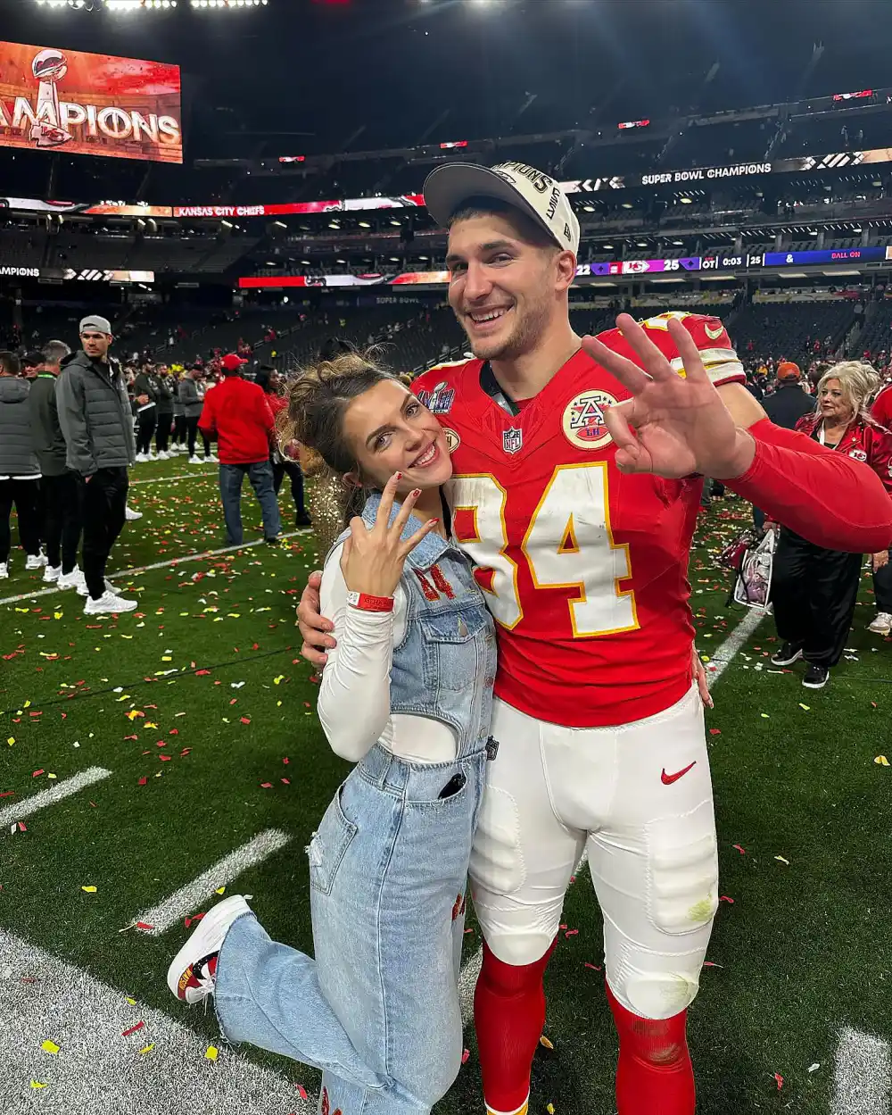 February 2024 Erica Watson Instagram Kansas City Chiefs Wide Receiver Justin Watson and Wife Erica Watson Relationship Timeline