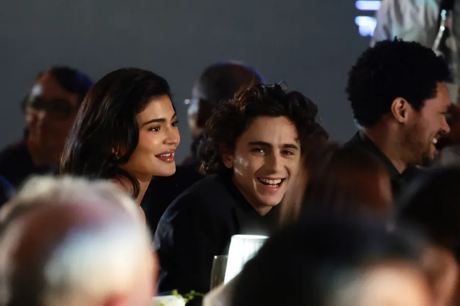 NEW YORK, NEW YORK - NOVEMBER 01: Kylie Jenner and Timothée Chalamet attend the WSJ. Magazine 2023 Innovator Awards sponsored by Harry Winston, Hyundai Motor America, Montblanc, Rémy Martin and Roche Bobois at MoMA on November 01, 2023 in New York City. (Photo by Dimitrios Kambouris/Getty Images for WSJ. Magazine Innovators Awards)