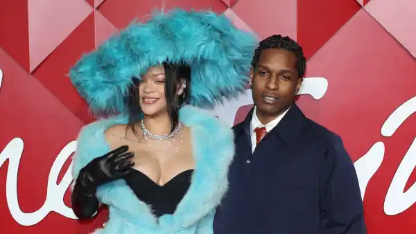 Rihanna, Her Huge ‘Monsters, Inc.’ Hat and ASAP Rocky Steal the Show at British Fashion Awards