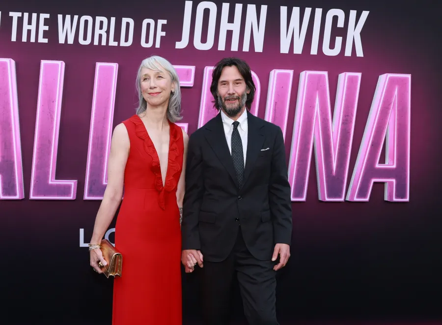 Alexandra Grant and Keanu Reeves