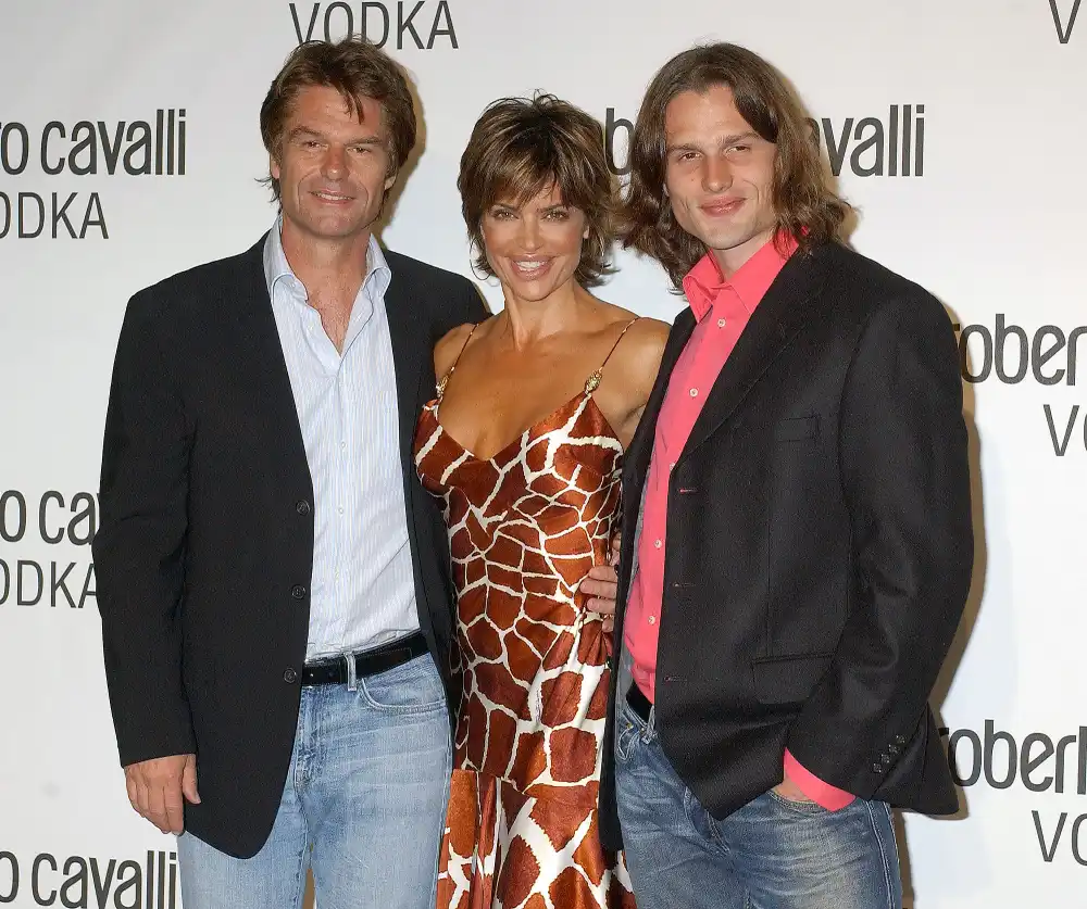 Harry Hamlin and Lisa Rinna Make 1st Red Carpet Appearance With His Son Dimitri Roberto Cavalli Vodka