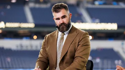 Intense Video Shows Jason Kelce Interaction With Jimmy Kimmel Heckler