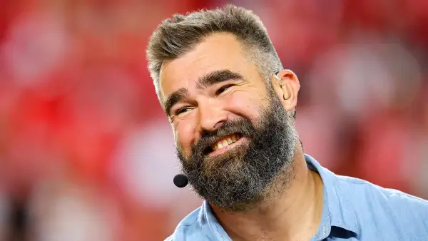 Jason Kelce Had His Nose Hairs Trimmed Before Appearing on Jimmy Kimmel Live Watch