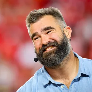 Jason Kelce Had His Nose Hairs Trimmed Before Appearing on Jimmy Kimmel Live Watch