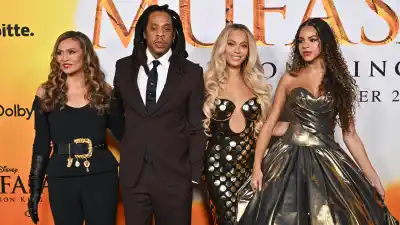 Jay Z puts on united front with family amid rape allegations