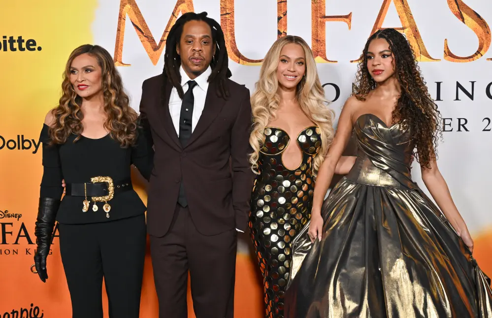 Jay Z puts on united front with family amid rape allegations
