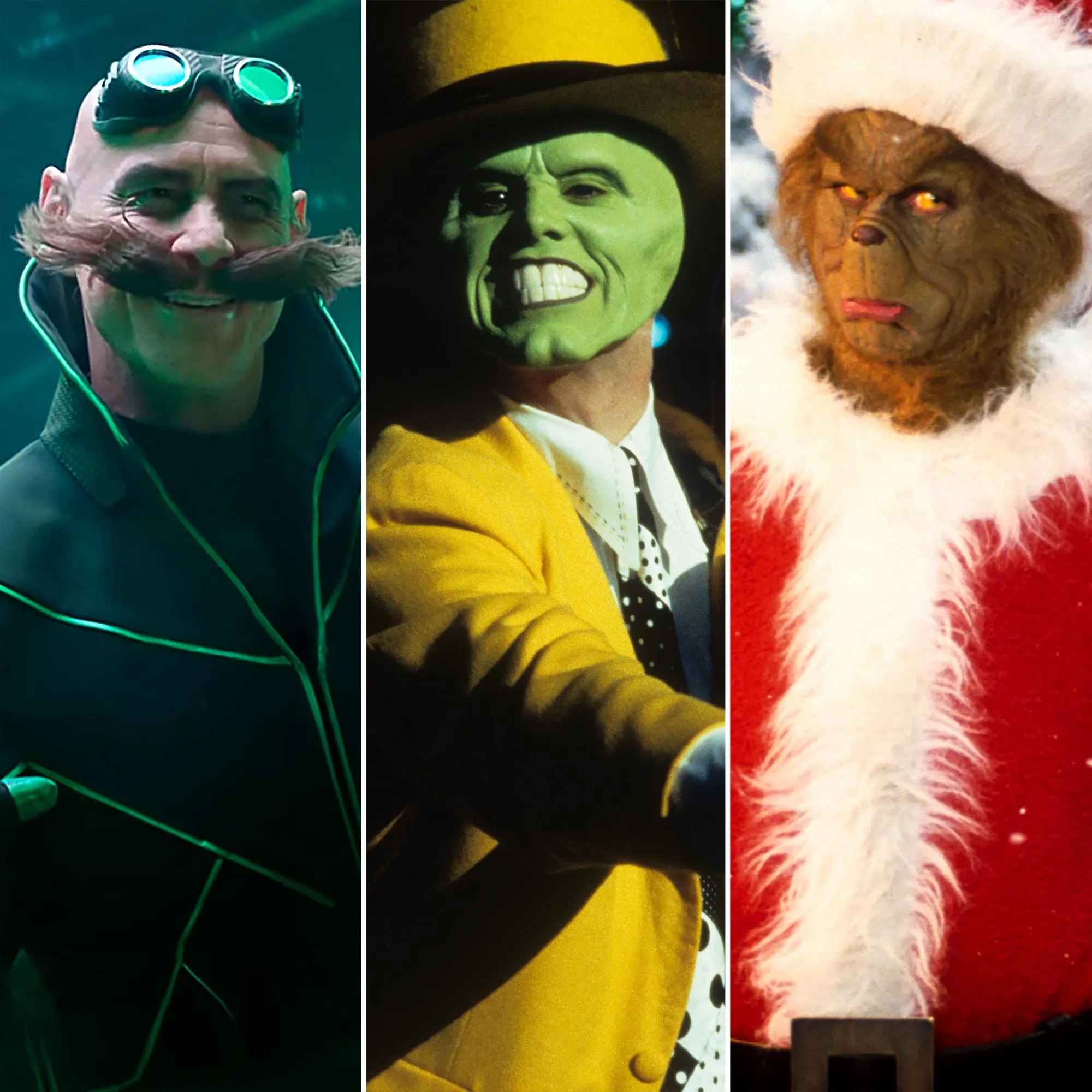 Jim Carrey Compares His Sonic 3 Prosthetics Makeup to The Mask and The Grinch