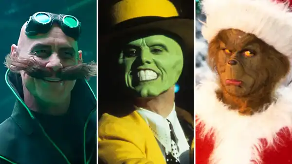 Jim Carrey Compares His Sonic 3 Prosthetics Makeup to The Mask and The Grinch