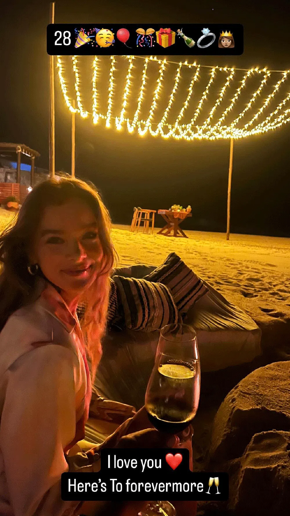 Josh Allen Posts Romantic Beach Photo of Hailee Steinfeld to Celebrate Her Birthday- &lsquo;Heres&rsquo;s to Forevermore&rsquo; 001