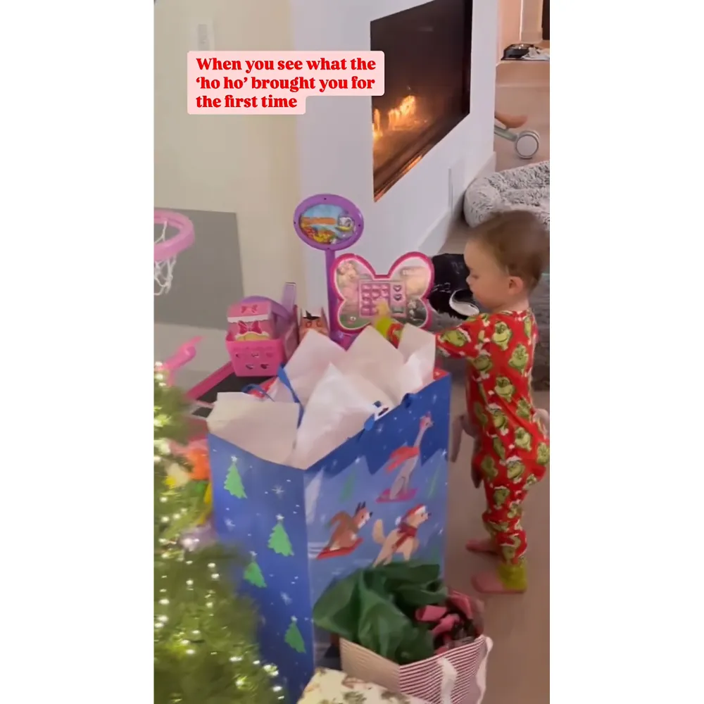 Kaley Cuoco Shares Sweet Video of Daughter Matilda Running to Christmas Gifts