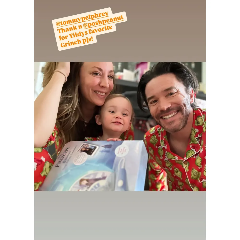 Kaley Cuoco Shares Sweet Video of Daughter Matilda Running to Christmas Gifts