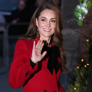 Kate Middleton Is All Smiles as She Arrives to Annual Together at Christmas Carol Service