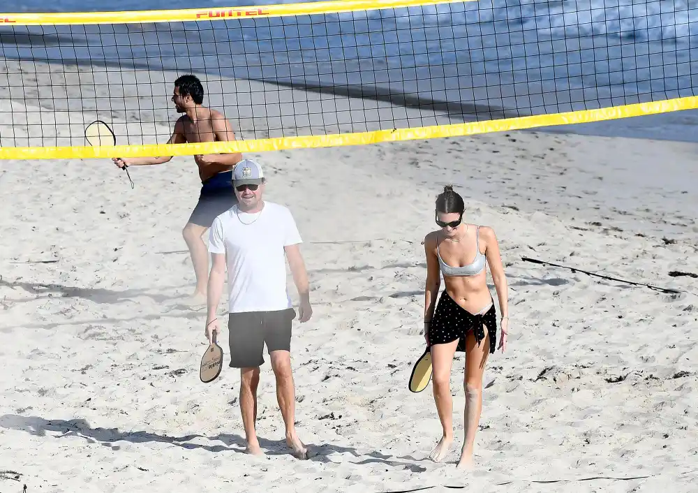 Leonardo DiCaprio and GF Vittoria Ceretti Partner Up for Pickleball Game