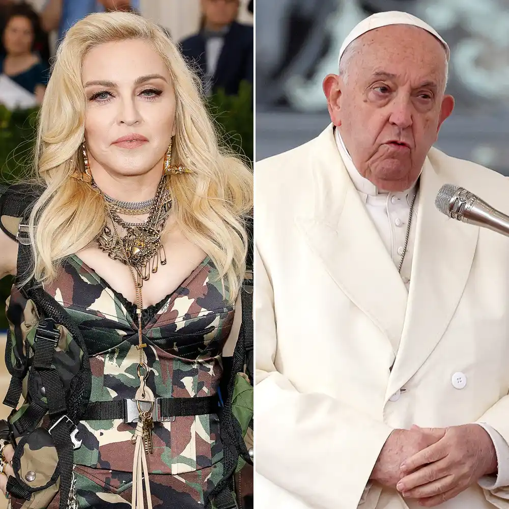 Madonna Shares AI Portrait of Herself With Pope Francis, Sparks Online Controversy
