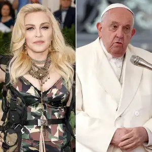 Madonna Shares AI Portrait of Herself With Pope Francis, Sparks Online Controversy