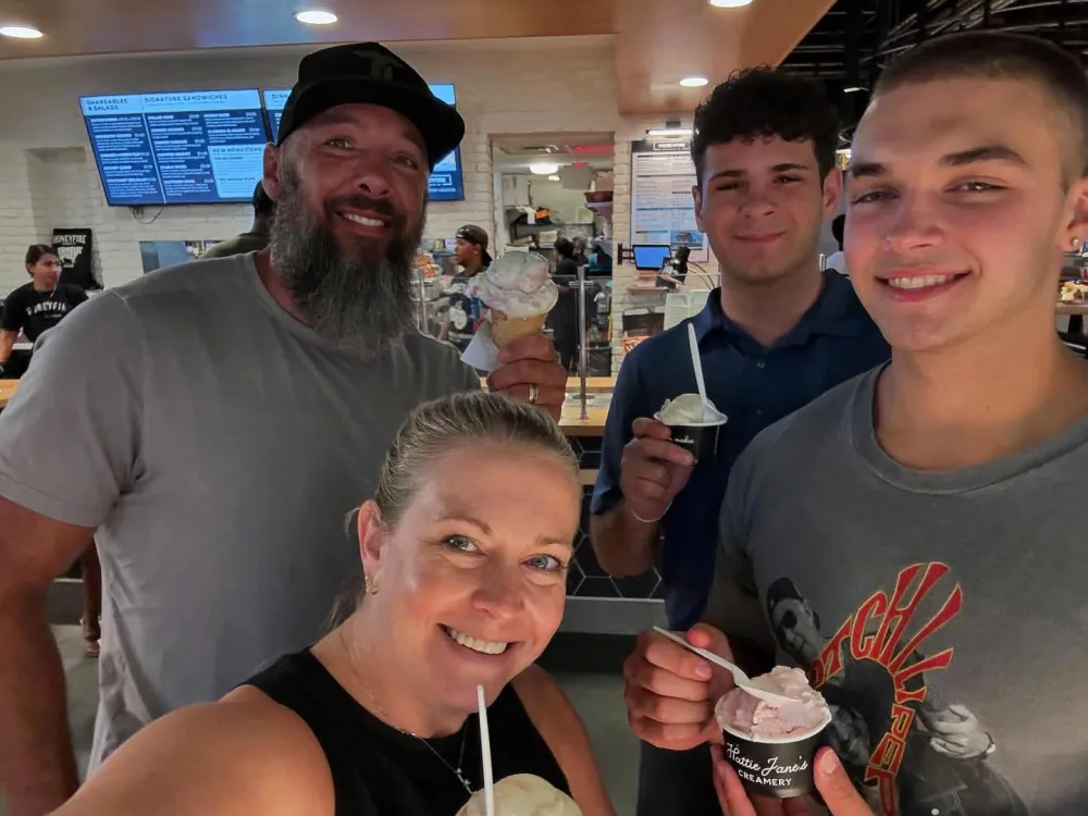 Melissa Joan Hart Recalls Son s Hilarious Run In With Travis Kelce While Dressed as the Charmin Bear 244