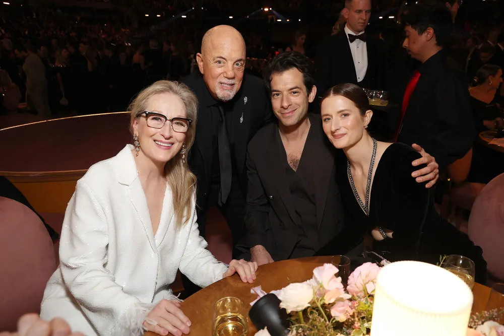 Meryl Streep Billy Joel Mark Ronson Grace Gummer GRAMMY Awards