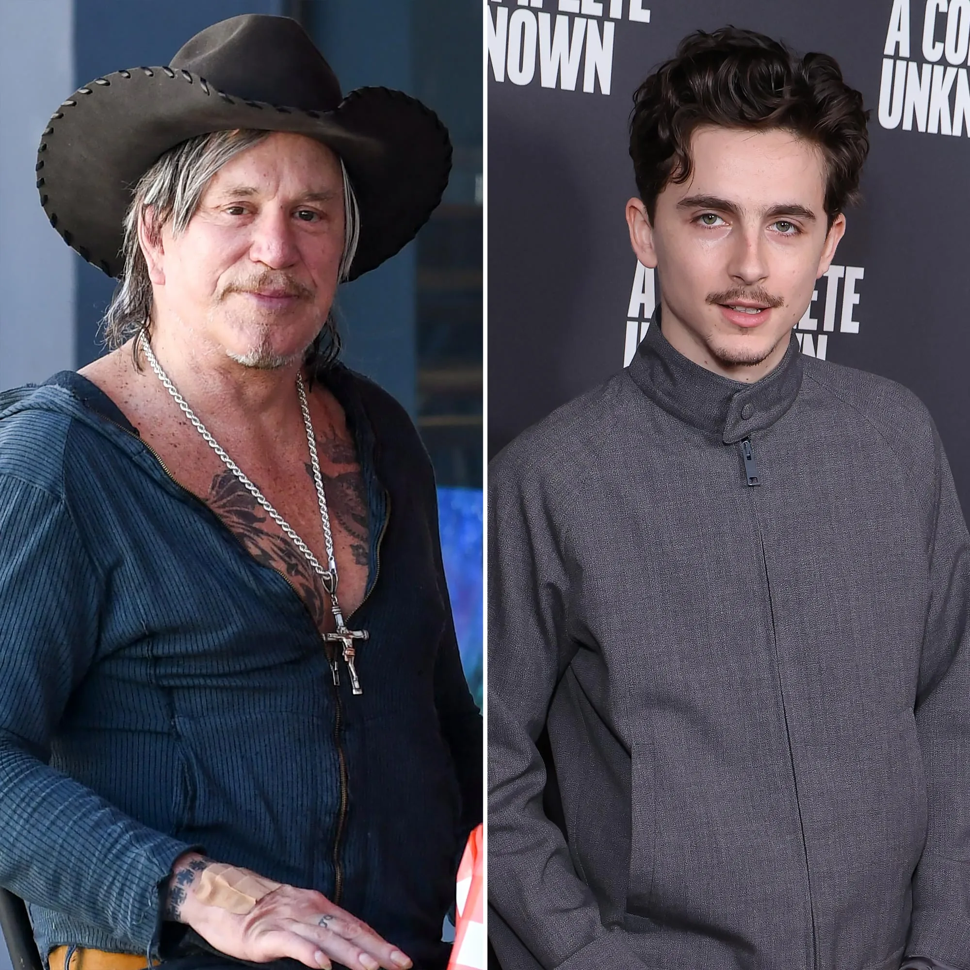 Mickey Rourke Says Timothee Chalamet Sucked as Bob Dylan in A Complete Unknown