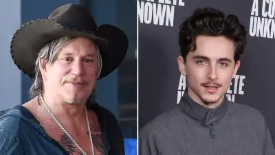 Mickey Rourke Says Timothee Chalamet Sucked as Bob Dylan in A Complete Unknown
