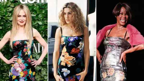 Nicole Kidman Channels Carrie Bradshaw and Whitney Houston in Archival Dolce Gabbana 885