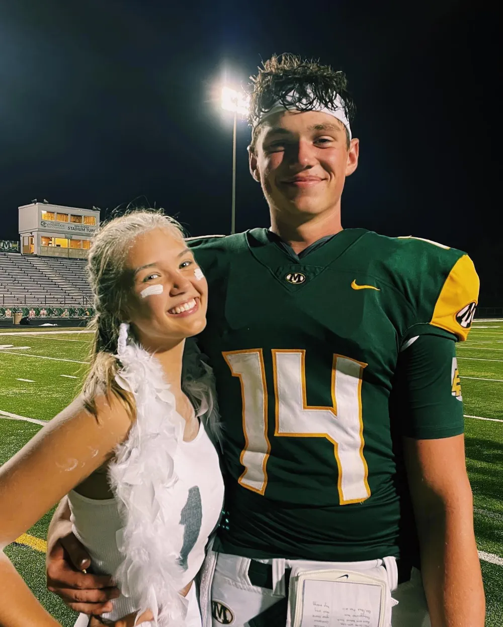 Penn State QB Drew Allar and GF Emma Bush High School Sweethearts to the College Football Playoff