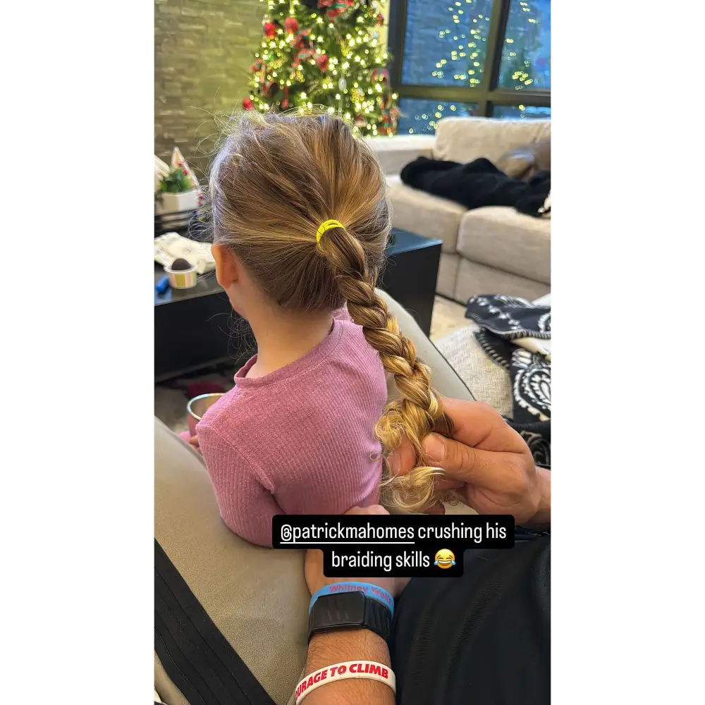 Pregnant Brittany Mahomes Praises Patrick Mahomes Braiding Skills