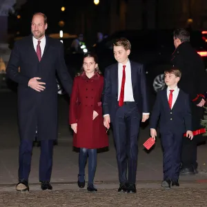 Prince William Escorts 3 Kids to Wife Kate Middleton’s ‘Together at Christmas’ Carol Service 188