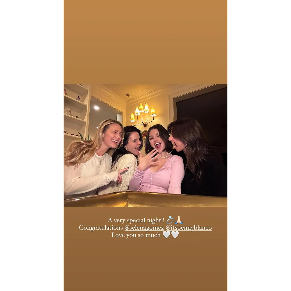 Raquelle Stevens and Ashley Cook Who Selena Gomez and Benny Blanco Celebrated Engagement With