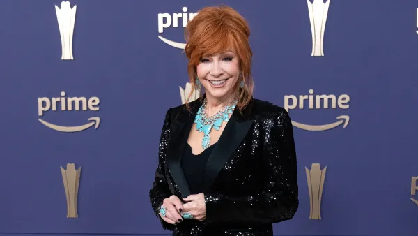 US singer Reba McEntire arrives for the 59th Academy of Country Music awards (ACM) at Ford Center in The Star in Frisco, Texas, May 16, 2024. (Photo by SUZANNE CORDEIRO / AFP) (Photo by SUZANNE CORDEIRO/AFP via Getty Images)