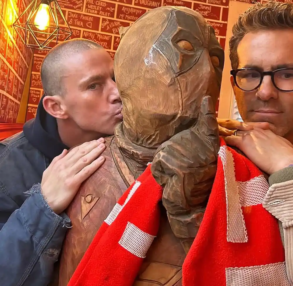 Ryan Reynolds Attends Wrexham Match With Channing Tatum