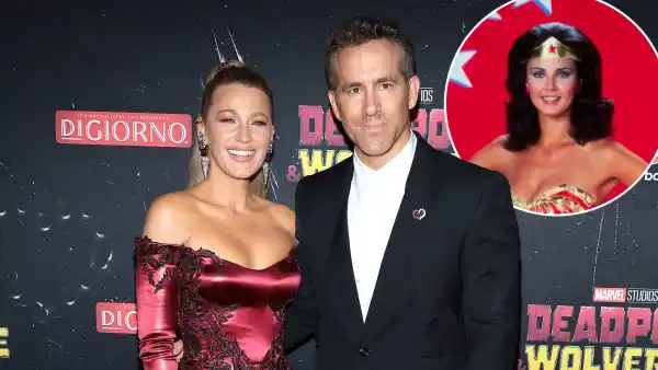 Ryan Reynolds and Blake Lively Lasso in Wonder Woman Lynda Carter for Holiday Charity Campaign