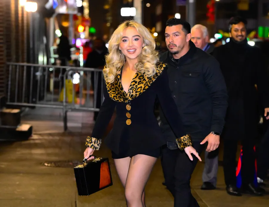 Sabrina Carpenter Cheetah Print