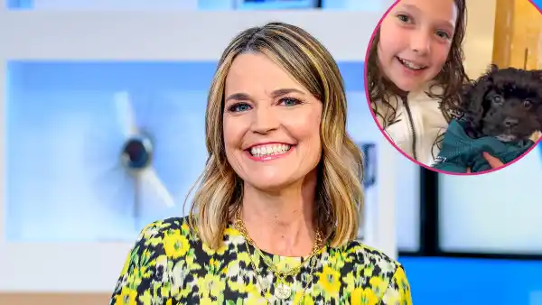 Savannah Guthrie Family Xmas card adopted a puppy