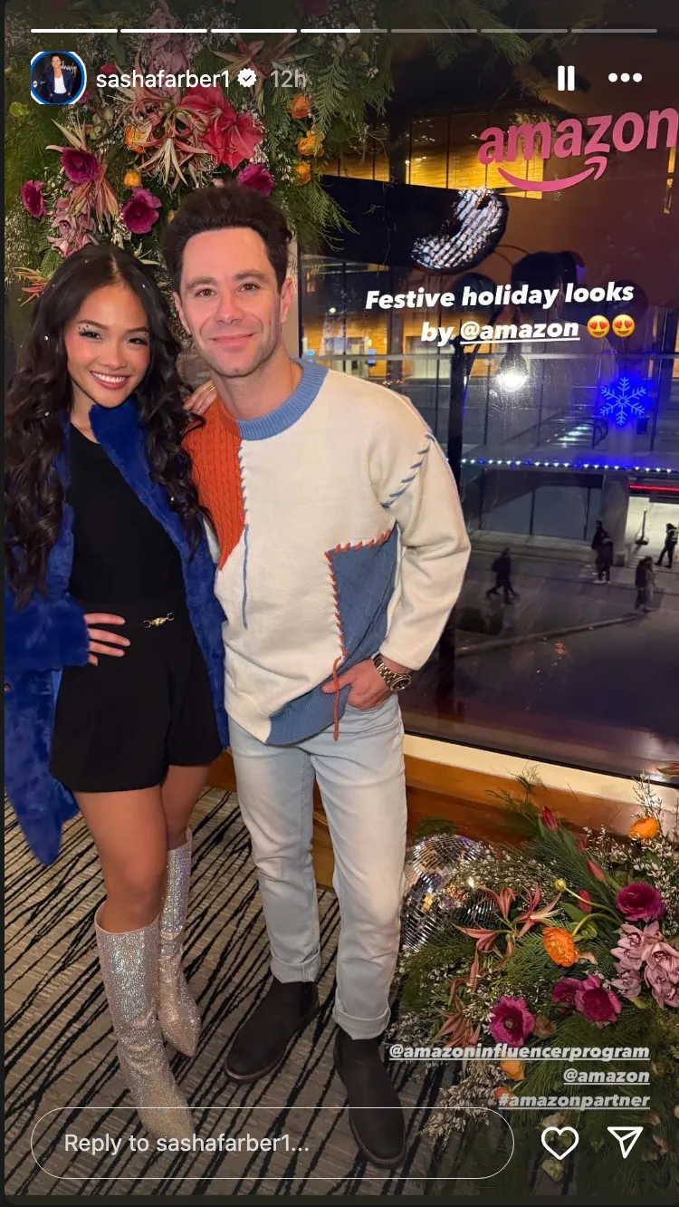 Jen Trann and Sasha Farber at Eras Tour