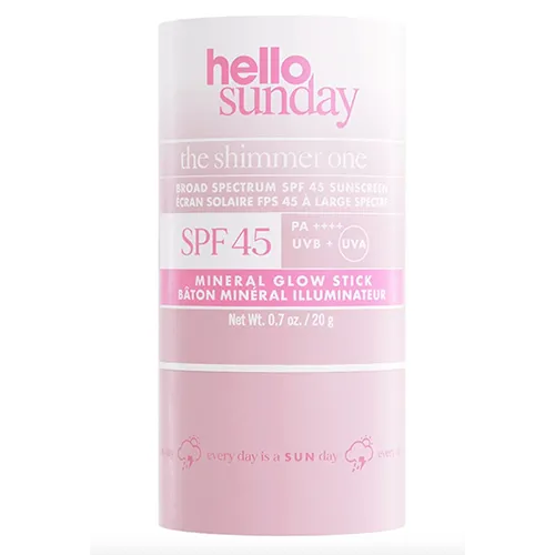 Hello Sunday The Shimmer One SPF 45 Mineral Glow Stick