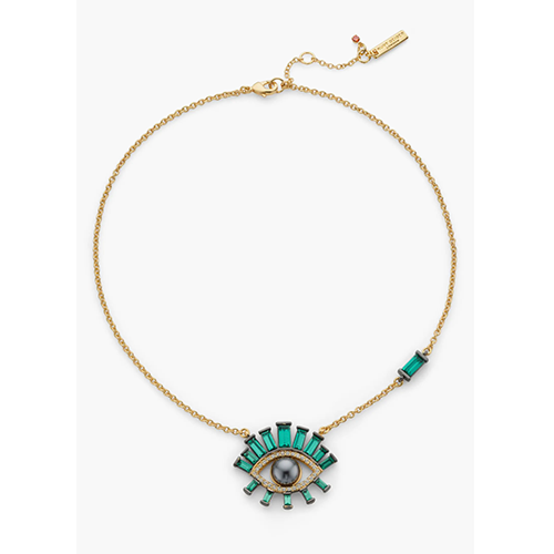 Kurt Geiger London Imitation Pearl Eye Pendant Necklace