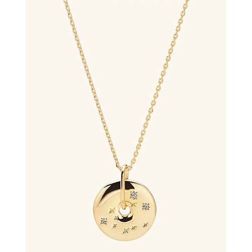 Mejuri Zodiac Pendant Necklace