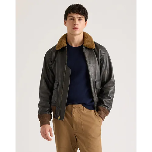 Quince Shearling Aviator Jacket