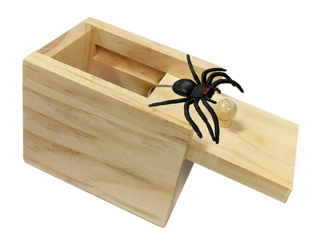 Spider in a box prank