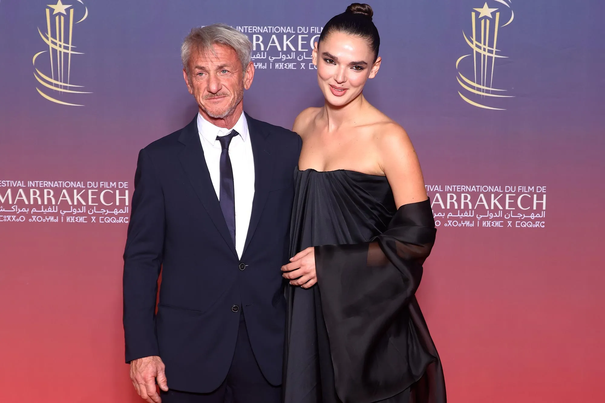 Sean Penn and Valeria Nicov Make Red Carpet Debut at Marrakech International Film Festival