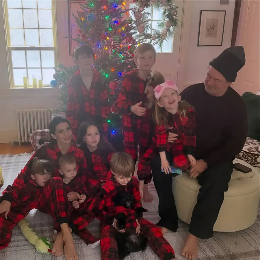 See Celebrities Rocking Their Best Matching Holiday and Christmas Pajamas